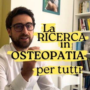 Ricerca in osteopatia corso online giandomenico d'alessandro